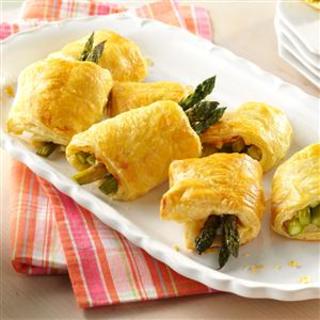Asparagus Pastry Puffs Recipe