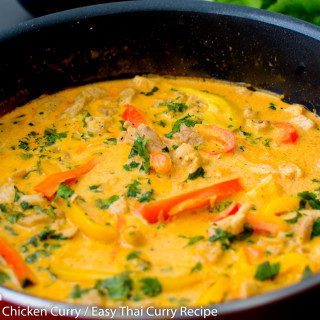 Authentic Thai Red Chicken Curry / Easy Thai Curry Recipe