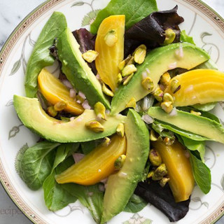 Avocado Beet Salad with Citrus Vinaigrette