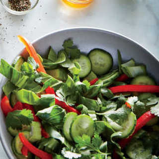 Baby Bok Choy and Cucumber Salad
