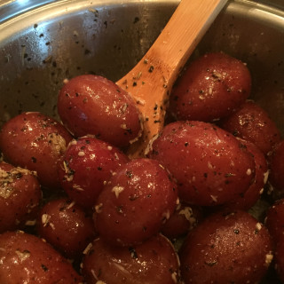 Baby Red Roast Parmesan Potatoes