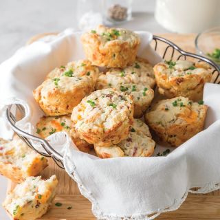 Bacon and Cheese Biscuit Muffins