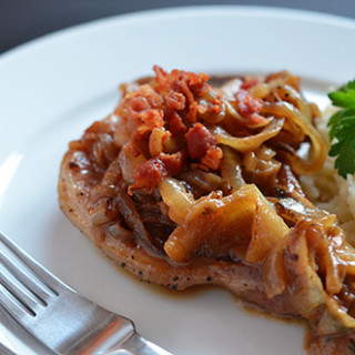 Bacon Apple Smothered Pork Chops-image