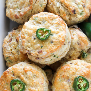 Bacon, Pepper Jack, and Jalapeno Scones