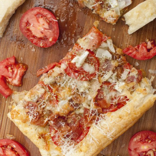 Bacon Tomato and Parmesan Tart Recipe