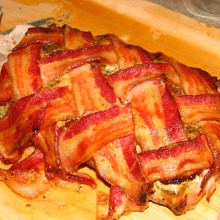 Bacon Wrapped Adobo Pork Loin Roast