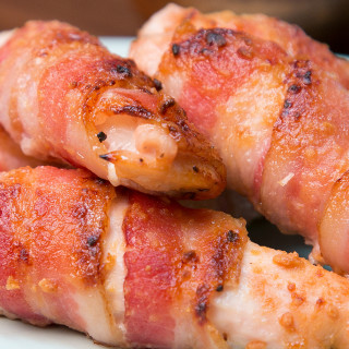 Bacon-Wrapped Chicken Strips