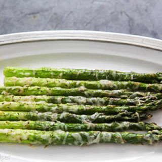 Baked Asparagas with Parmesan