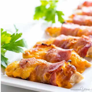 Baked Bacon Wrapped Chicken Tenders Recipe - 3 Ingredients