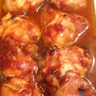 Baked Chicken with Honey Sauce