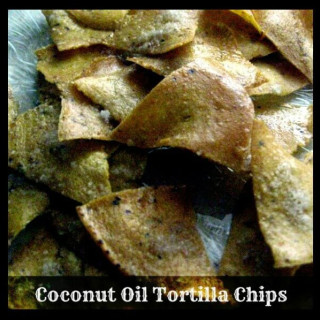Baked Coconut Oil Corn Tortilla Chips