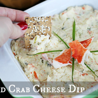 Baked Crab Cheese Dip #HolidayAppetizers