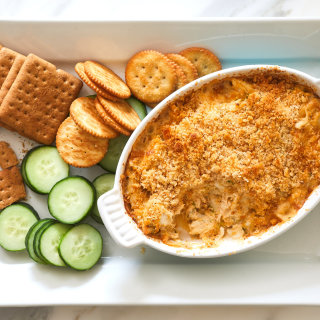 Baked Crab Dip With Old Bay and Ritz Crackers