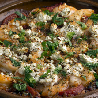 Baked Greek Shrimp With Tomatoes and Feta