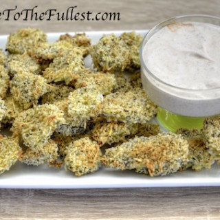 Baked Not Fried Dill Pickles