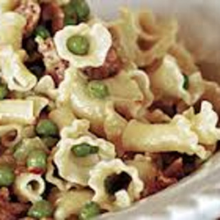 Baked Pasta with Peas and Ham