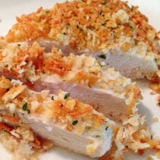 Baked Ranch Parmesan Crusted Chicken