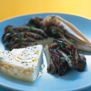 BAKED RICOTTA WITH GRILLED RADICCHIO