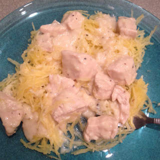 Baked Spaghetti Squash and Chicken (Mf)