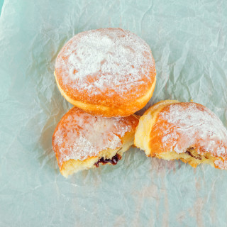 Baked Sufganiyot (Jelly Doughnuts)