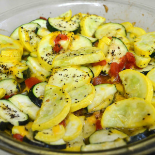 Baked Summer Squash with Cheese