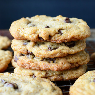 Bakery Style Whole Wheat Chocolate Chip Cookies