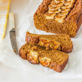 Banana and Avocado Bread - refined sugar free, butter and oil free