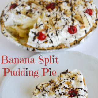 Banana Split Pudding Pie