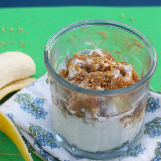 Bananas Foster with Cinnamon Streusel Topping