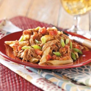 Barbecue Pork and Penne Skillet Recipe