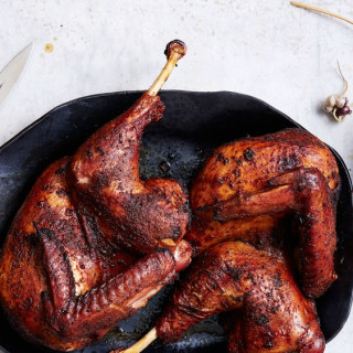 Barbecue Spice and #8211;Brined Grilled Turkey