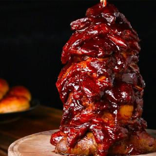 Bbq Pork Party Tower Recipe by Tasty