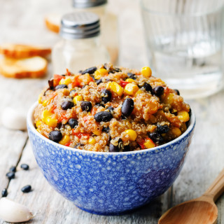 Bean quinoa salad