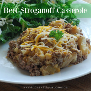 Beef Stroganoff Casserole (S)