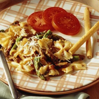 Beef with Bow-Tie Pasta