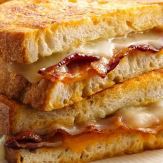 Beer Battered Grilled Cheese Sandwiches