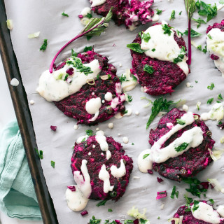 Beet and Cumin Fritters from Peace &amp; Parsnips