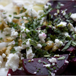 Beet and Endive Salad with Walnuts