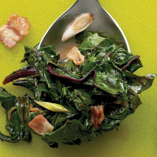 Beet Greens with Bacon