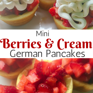 Berries and Cream Mini German Pancakes