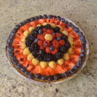 Berry Easy Cheesecake Pie