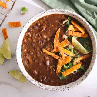 Best Black Bean Soup Recipe for the Instant Pot (Vegan)