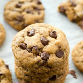 Best-Ever Thick and Chewy Coconut Oil Chocolate Chip Cookies