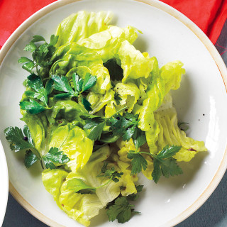 Bibb and Parsley Salad with Anchovy Dressing