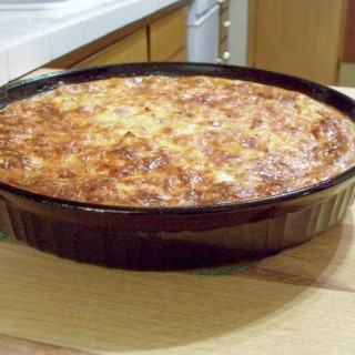 Bisquick Quiche with Ham and Parmesan Cheese