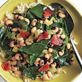 Black-Eyed Peas and Greens