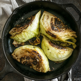 Blackened Cabbage with Chipotle Mayo