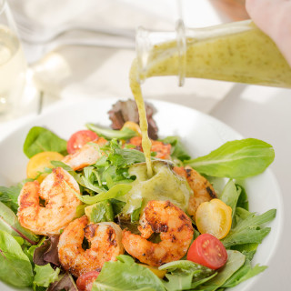 Blackened Grilled Shrimp Salad