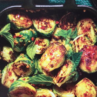 Blistered Brussels Sprouts