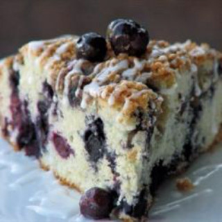 Blueberry coffee cake
